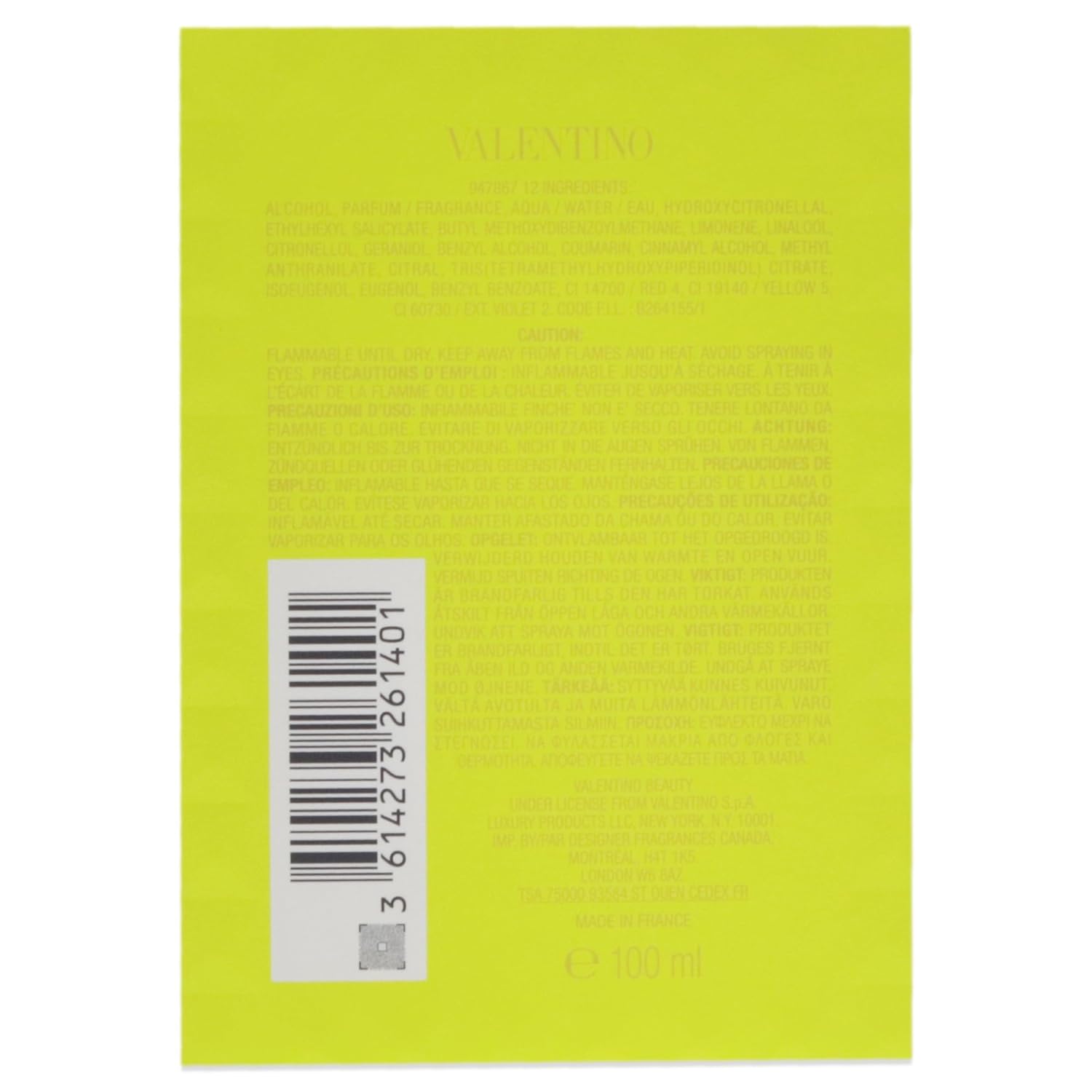 Valentino Valentino Donna Born In Roma Yellow Dream EDP Spray Women 3.4 oz - Image 4