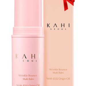KAHI Wrinkle Bounce Multi Balm Stick | PDRN Collagen Wrinkle Stick | Korean Skin Care |All-in-One Hydrating Lip Balm Eye Cream Neck Cream Make Up Base & Face Mist Moisture Balm