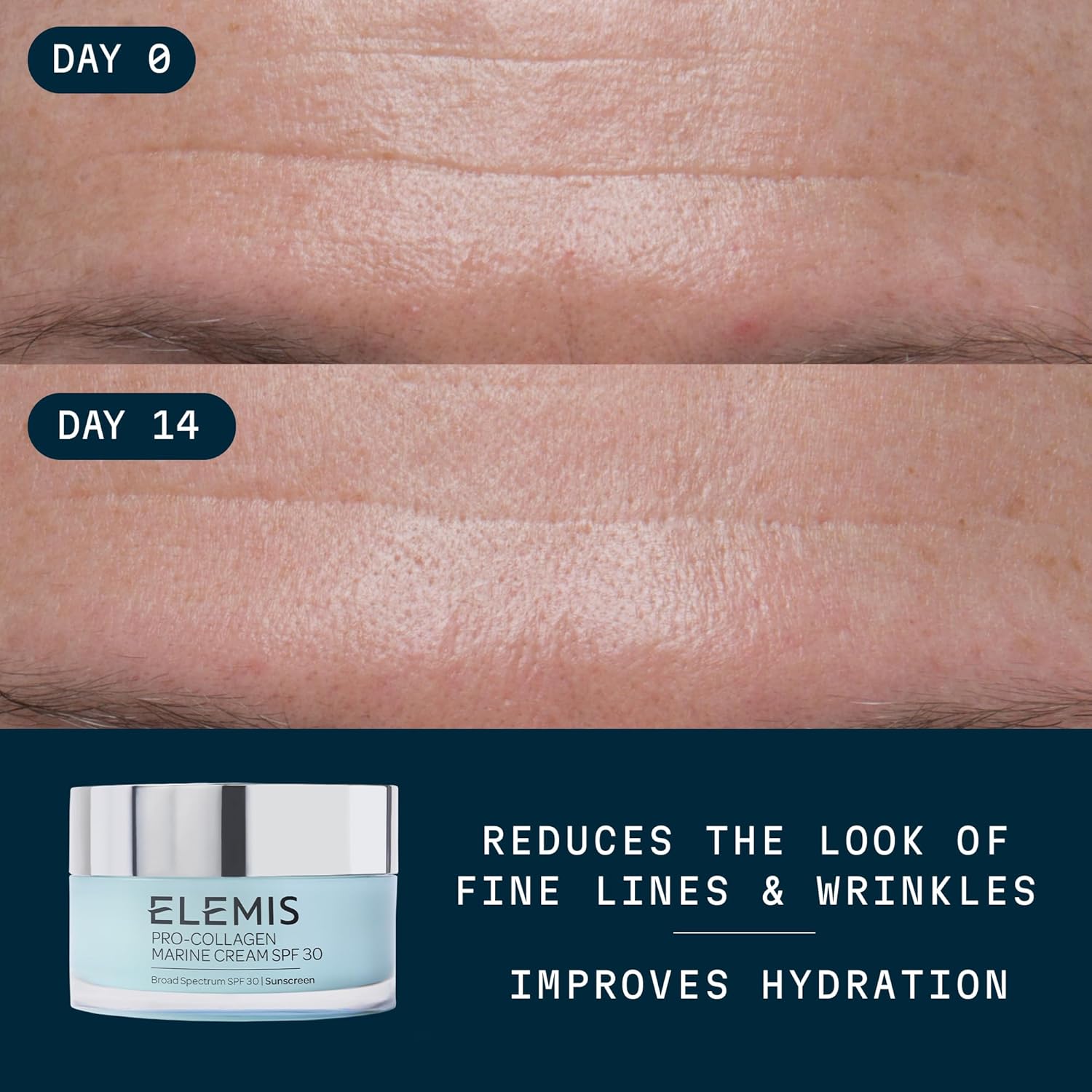 ELEMIS Pro-Collagen Marine Cream SPF 30, Lightweight Anti-Wrinkle Daily Facial Moisturizer - Image 7